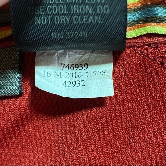 REI Red Snap Front UPF 50+ Polo Shirt, Size XL - Picture 8 of 14